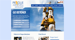 Desktop Screenshot of pragueadventures.cz